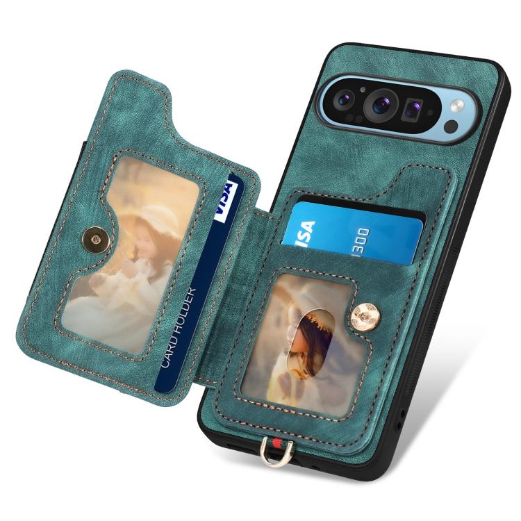 For Google Pixel 10 Pro XL Retro Skin-feel Ring Multi-card Wallet Phone Case