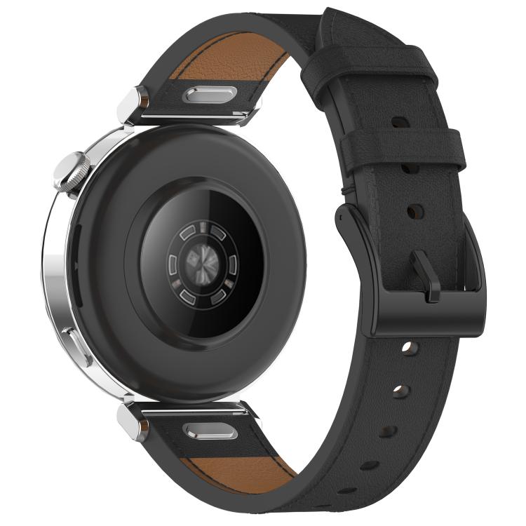 For Garmin Venu 3 Press Button 22mm Leather Watch Band