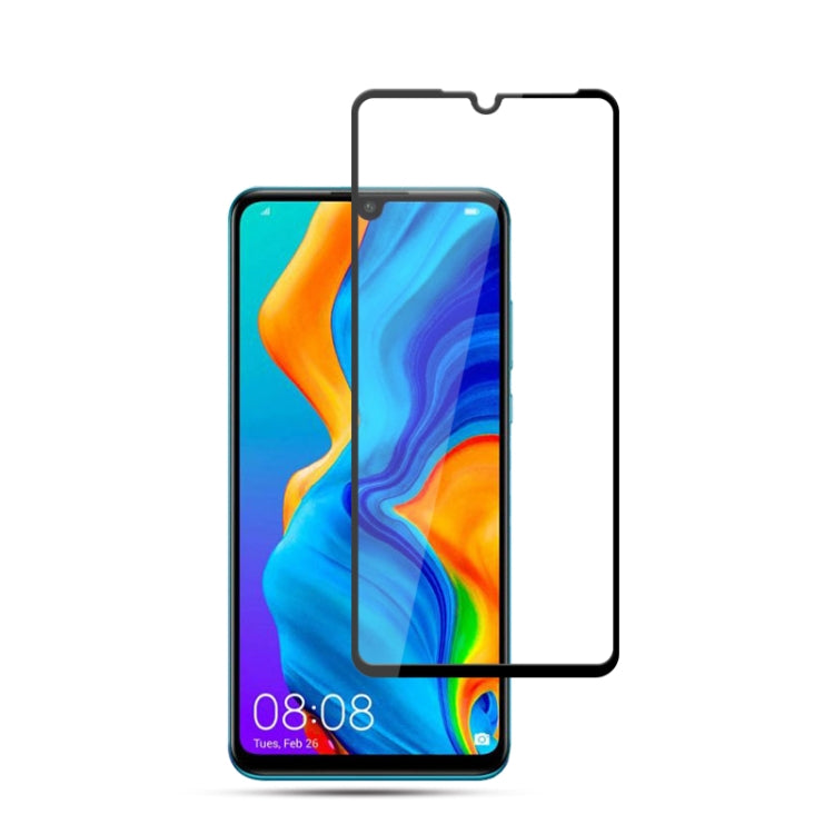 mocolo 0.33mm 9H 2.5D Silk Print Tempered Glass Film for Huawei P30 Lite