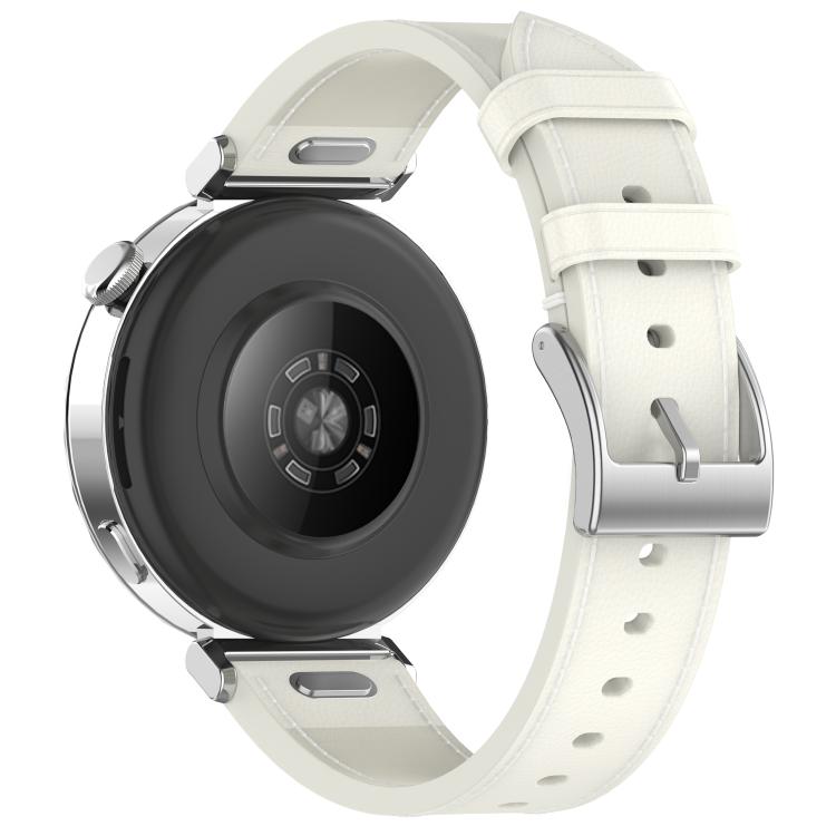 For Redmi Watch 5 Active / Watch 5 Lite Press Button 22mm Leather Watch Band