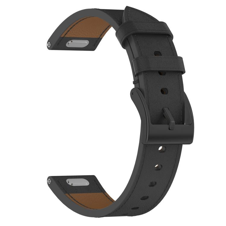 For Honor Watch ES / Magic Watch 2 42mm Press Button 20mm Leather Watch Band