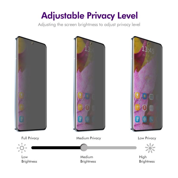For Huawei Pura 70 Pro /70 Pro+ /70 Ultra ENKAY Hat-Prince Heat Bending Privacy Screen Tempered Glass Film