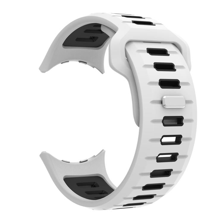 For Google Pixel Watch 4 / Watch 3 45mm Two Color Reverse Buckle Silicone Watch Band