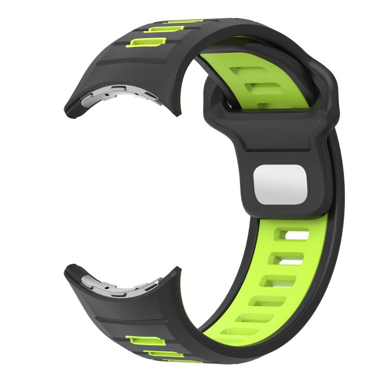 For Google Pixel Watch 4 / Watch 3 45mm Two Color Reverse Buckle Silicone Watch Band