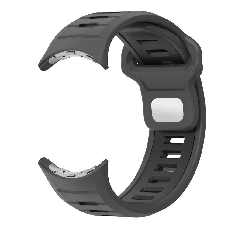 For Google Pixel Watch 4 / Watch 3 45mm Two Color Reverse Buckle Silicone Watch Band