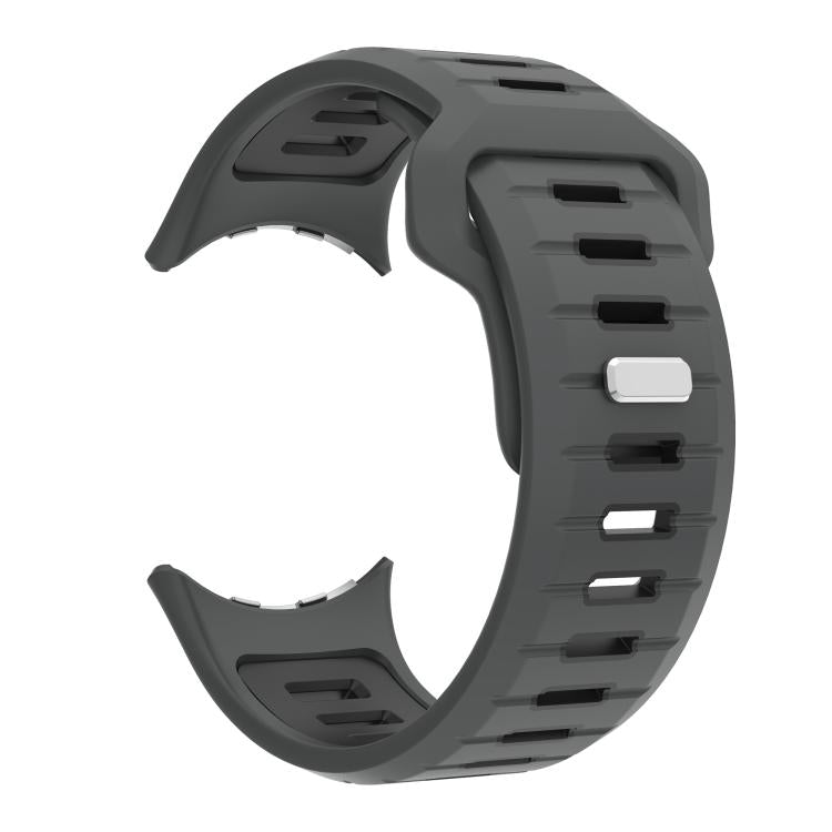 For Google Pixel Watch 4 / Watch 3 45mm Two Color Reverse Buckle Silicone Watch Band