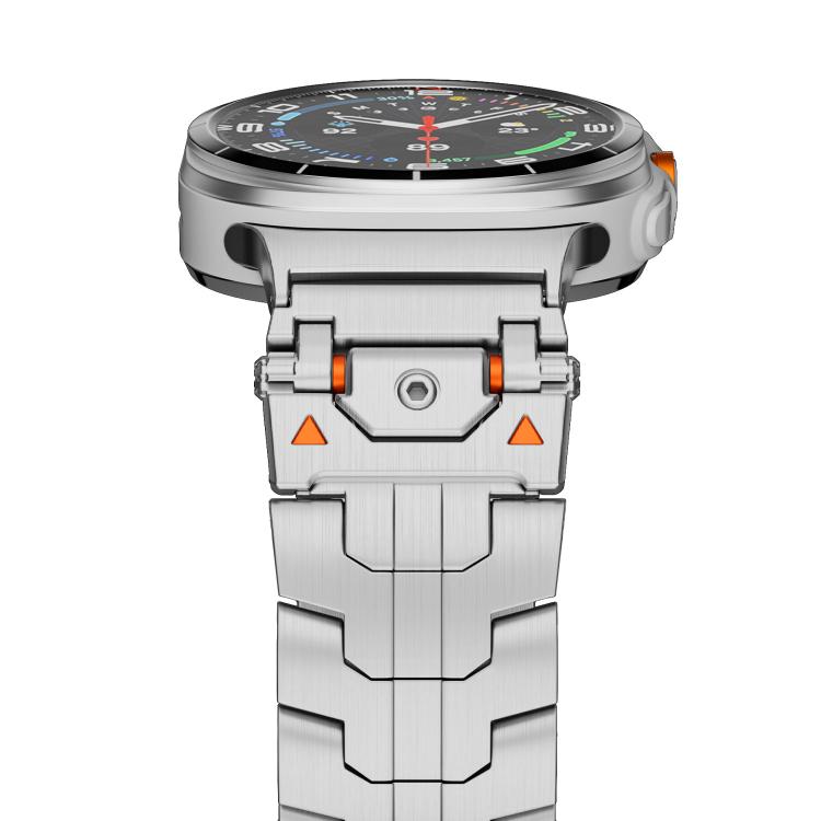 For Samsung Galaxy Watch Ultra / Ultra 2025 Stainless Steel Butterfly Buckle Metal Watch Band