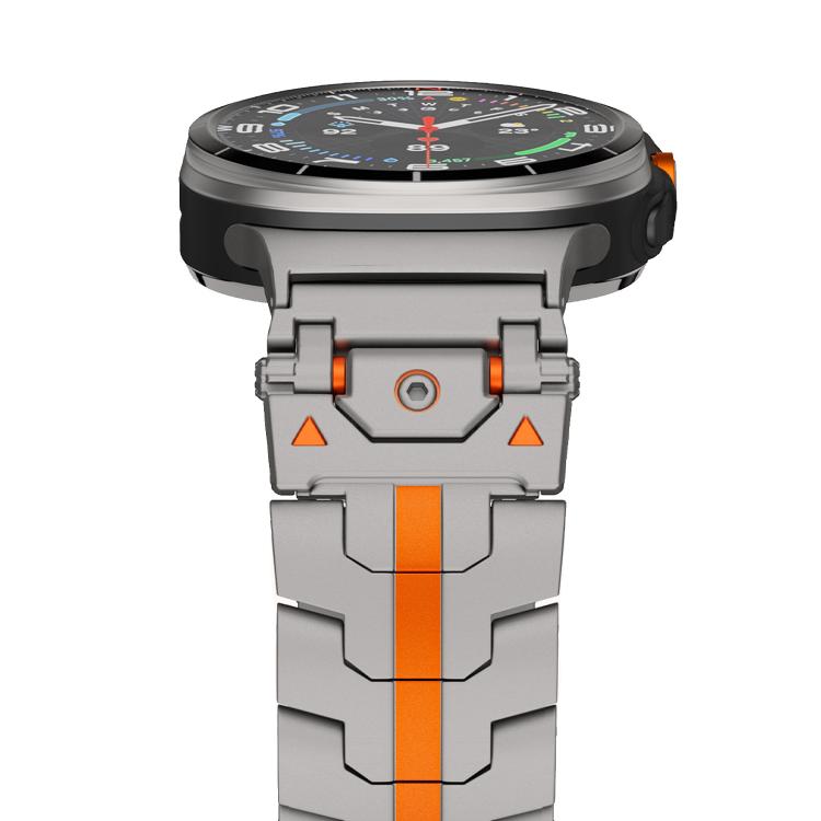 For Samsung Galaxy Watch Ultra / Ultra 2025 Stainless Steel Butterfly Buckle Metal Watch Band