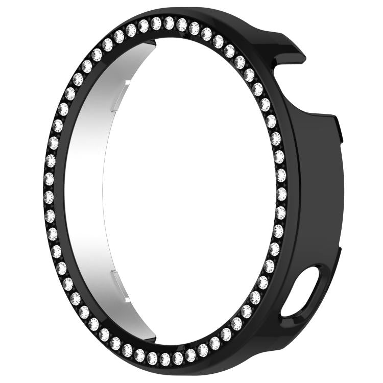 For Huawei Watch GT5 / GT4 41mm Single Row Diamond Half Coverage PC Hollow Watch Protective Case