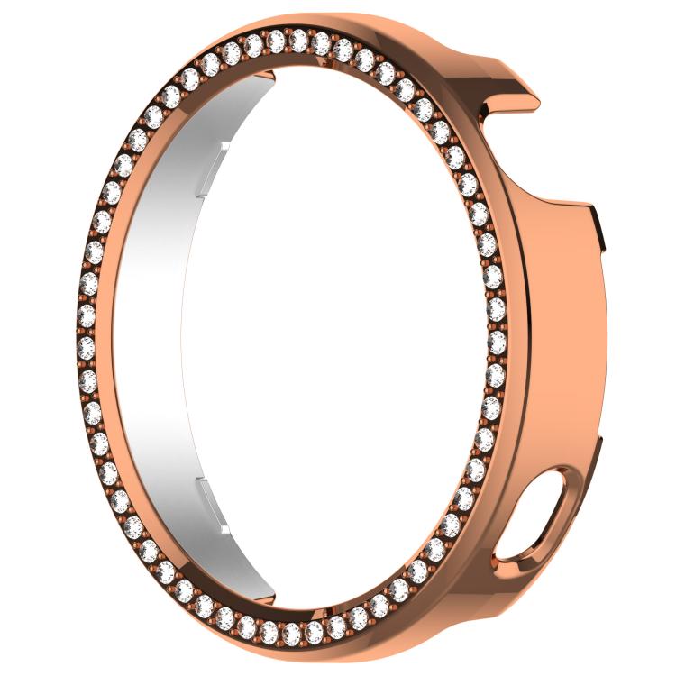 For Huawei Watch GT5 / GT4 41mm Single Row Diamond Half Coverage PC Hollow Watch Protective Case