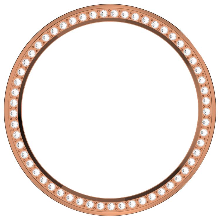 For Huawei Watch GT5 / GT4 41mm Single Row Diamond Half Coverage PC Hollow Watch Protective Case