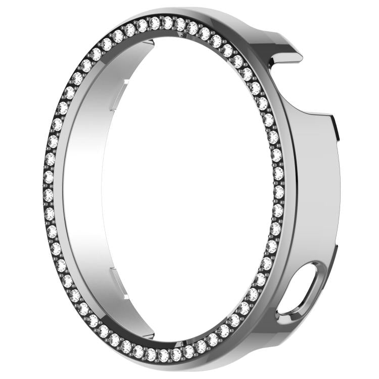 For Huawei Watch GT5 / GT4 41mm Single Row Diamond Half Coverage PC Hollow Watch Protective Case
