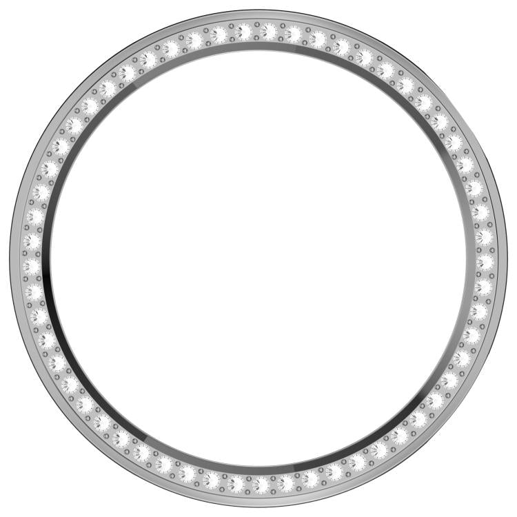 For Huawei Watch GT5 / GT4 41mm Single Row Diamond Half Coverage PC Hollow Watch Protective Case