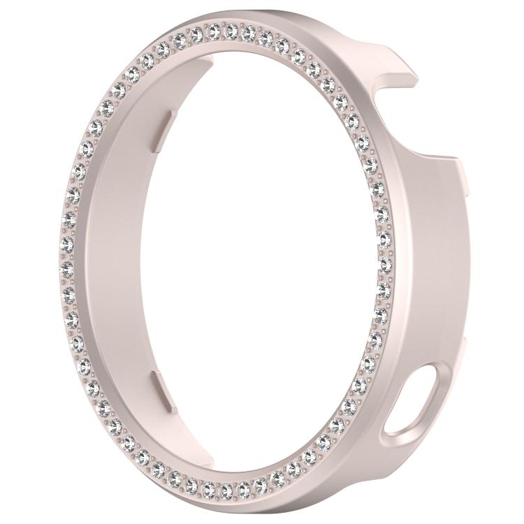For Huawei Watch GT5 / GT4 41mm Single Row Diamond Half Coverage PC Hollow Watch Protective Case