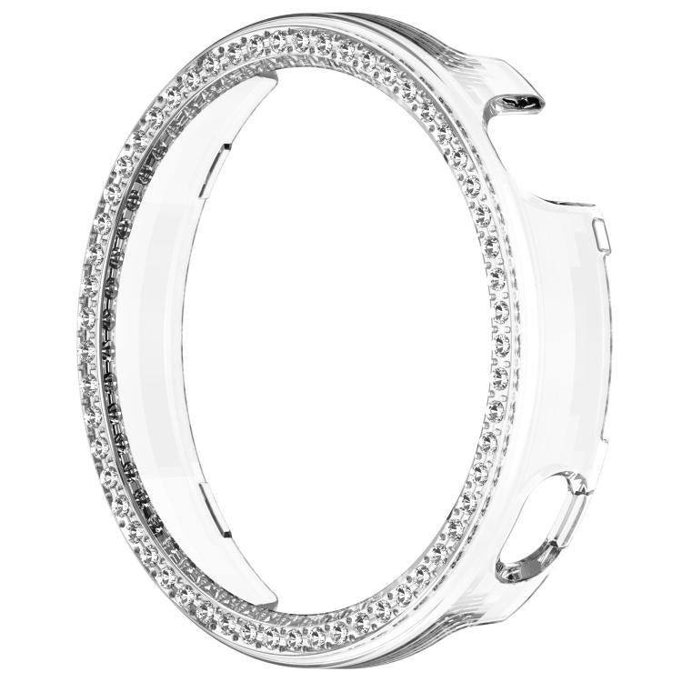For Huawei Watch GT5 / GT4 41mm Single Row Diamond Half Coverage PC Hollow Watch Protective Case