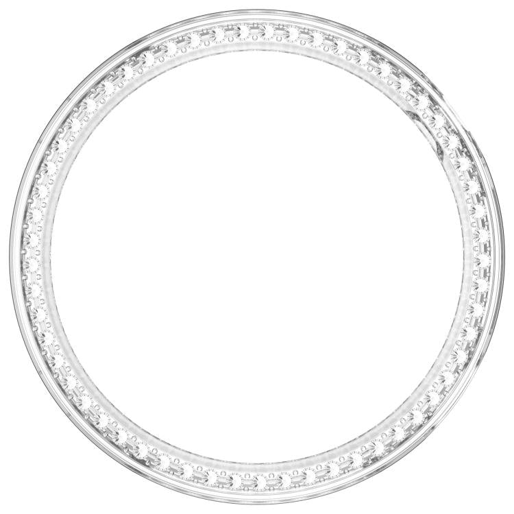 For Huawei Watch GT5 / GT4 41mm Single Row Diamond Half Coverage PC Hollow Watch Protective Case