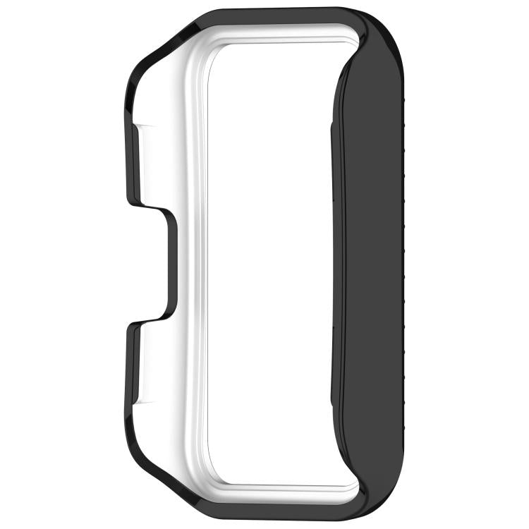 For Huawei Band 10 / 9 / 8 Single Row Diamond Half Coverage PC Hollow Watch Protective Case