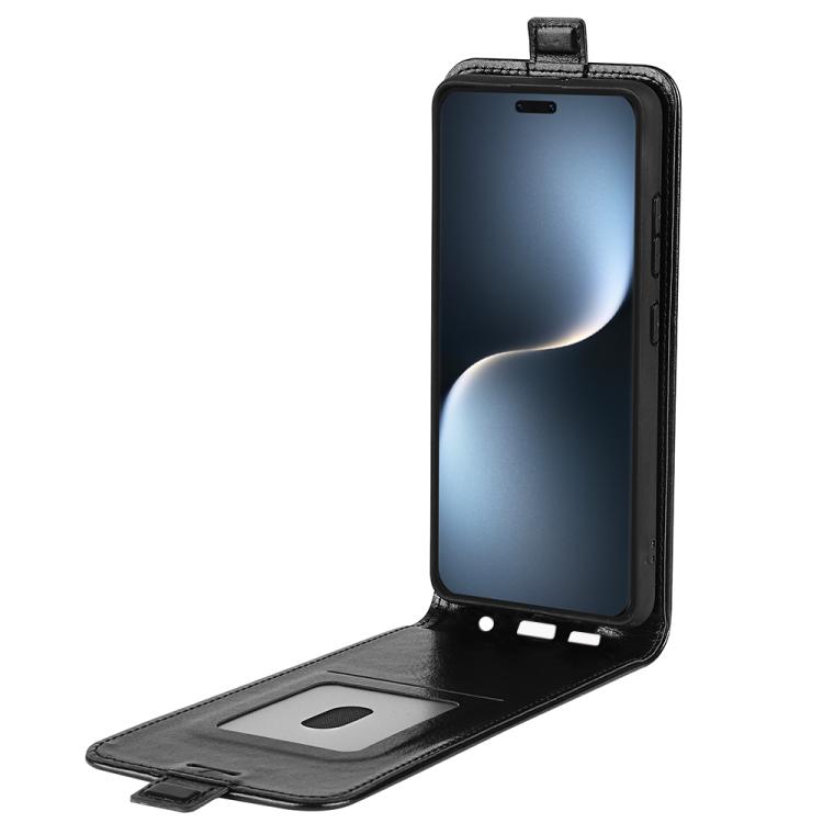 For Honor Magic7 Pro R64 Texture Single Vertical Flip Leather Phone Case