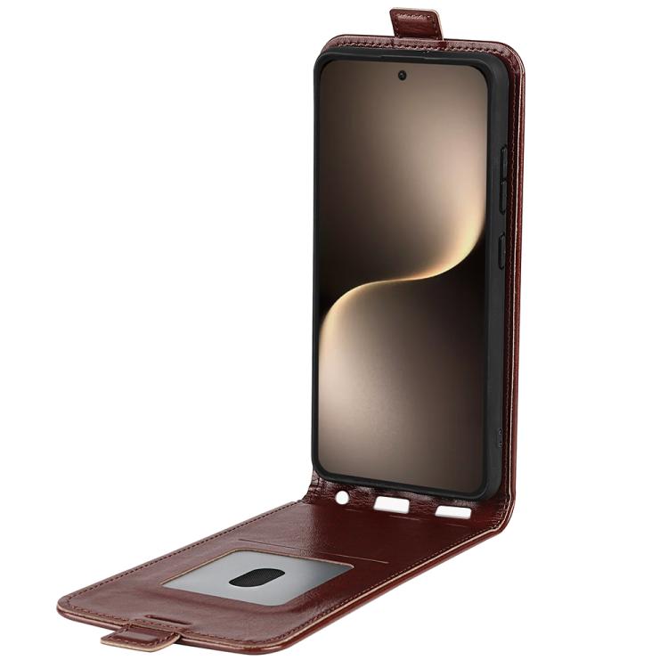 For Honor Magic7 5G R64 Texture Single Vertical Flip Leather Phone Case