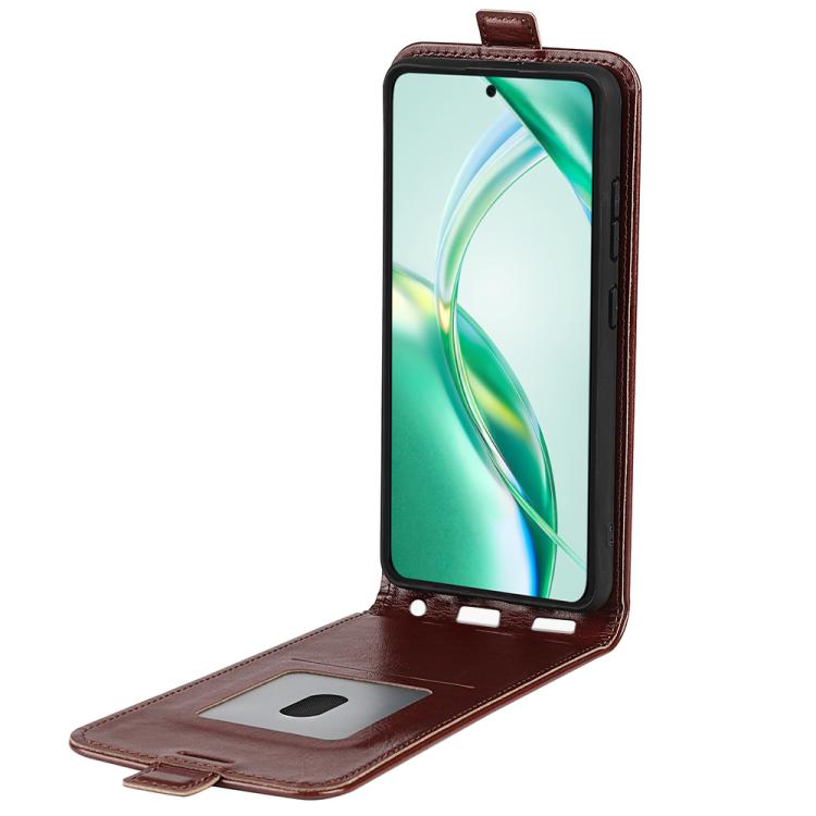 For Honor 200 Smart R64 Texture Single Vertical Flip Leather Phone Case