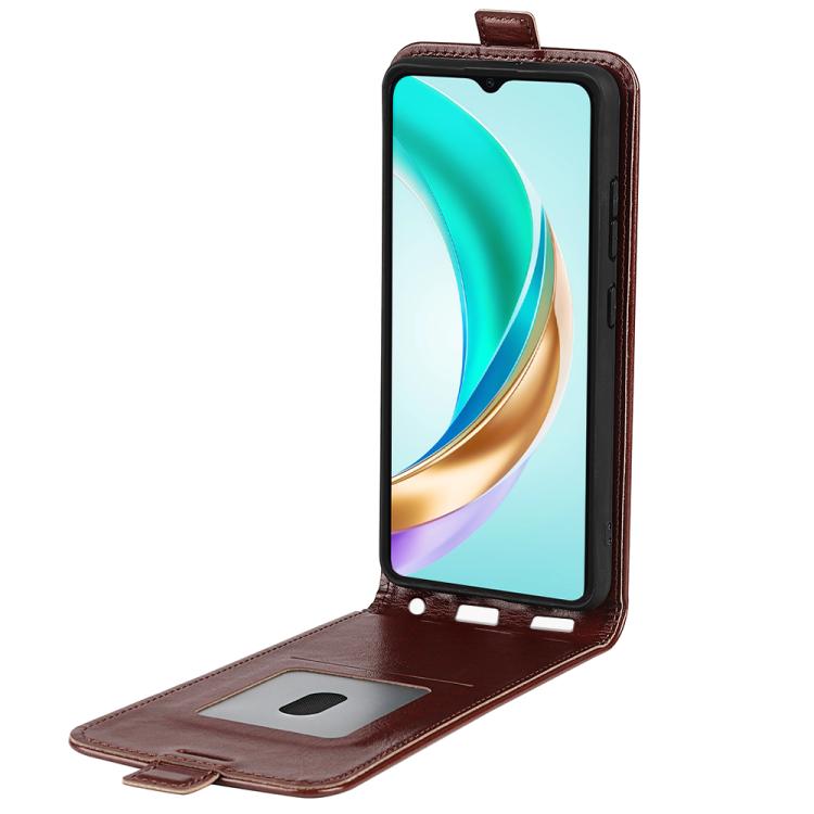 For Honor X6b R64 Texture Single Vertical Flip Leather Phone Case
