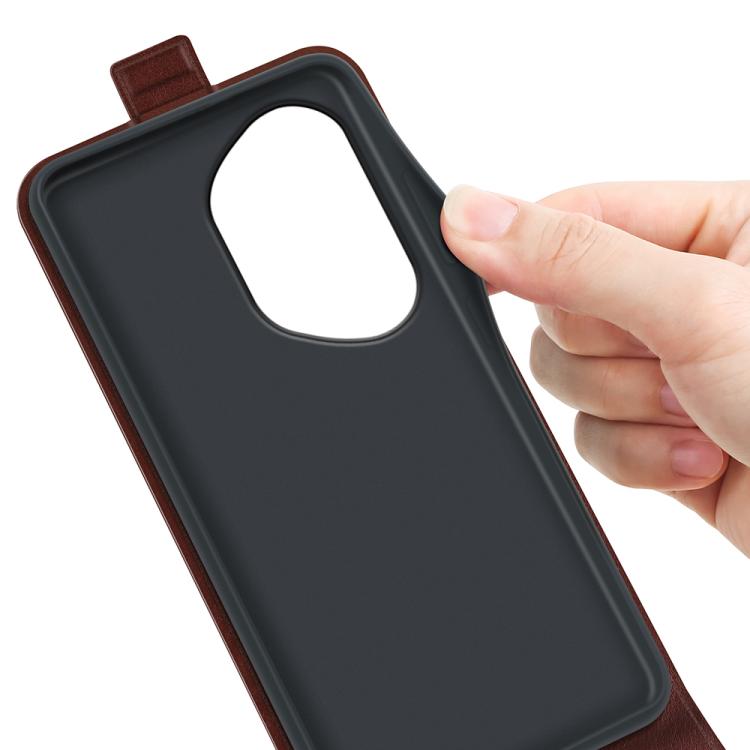 For Honor 400 Pro Global 160.8mm R64 Texture Single Vertical Flip Leather Phone Case