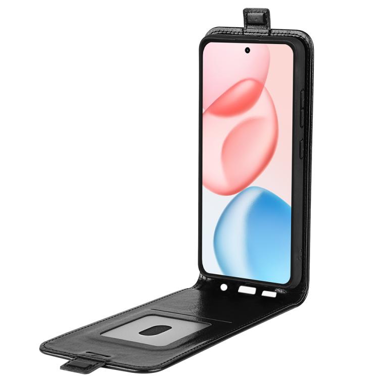 For Honor 400 Global 156.5mm R64 Texture Single Vertical Flip Leather Phone Case