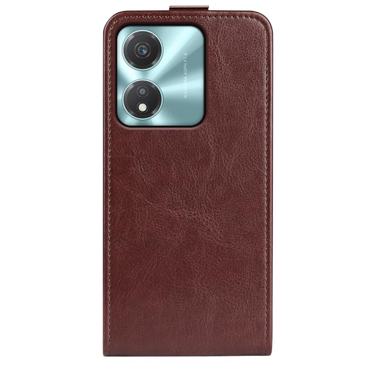 For Honor X5c Plus R64 Texture Single Vertical Flip Leather Phone Case