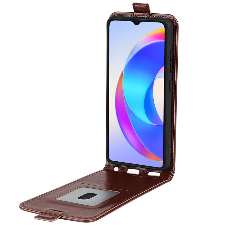 For Honor X5c Plus R64 Texture Single Vertical Flip Leather Phone Case