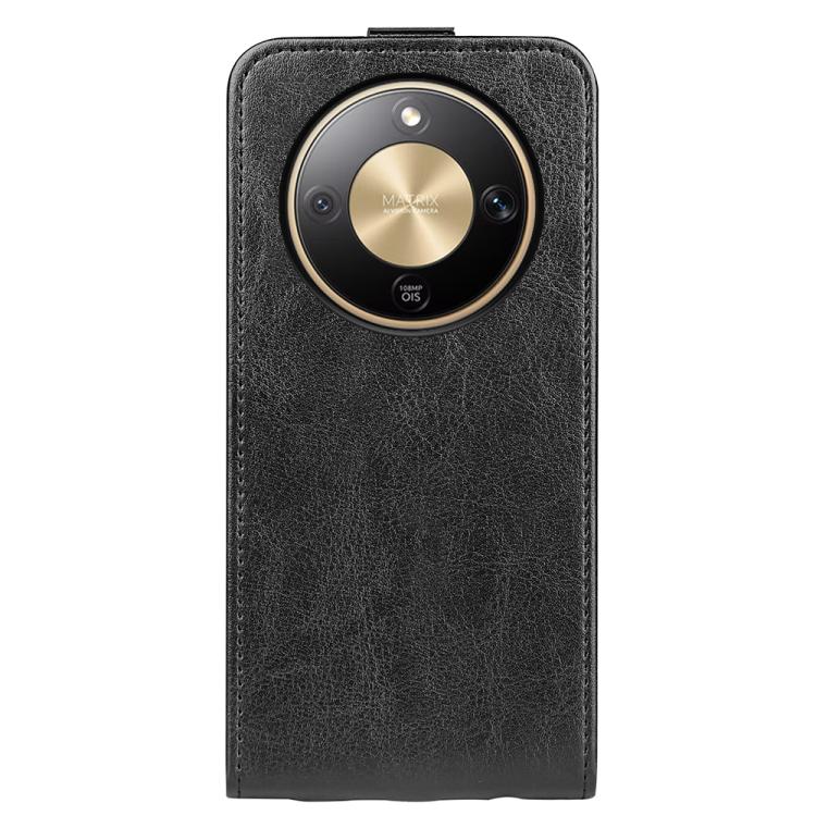 For Honor X9d 5G R64 Texture Single Vertical Flip Leather Phone Case