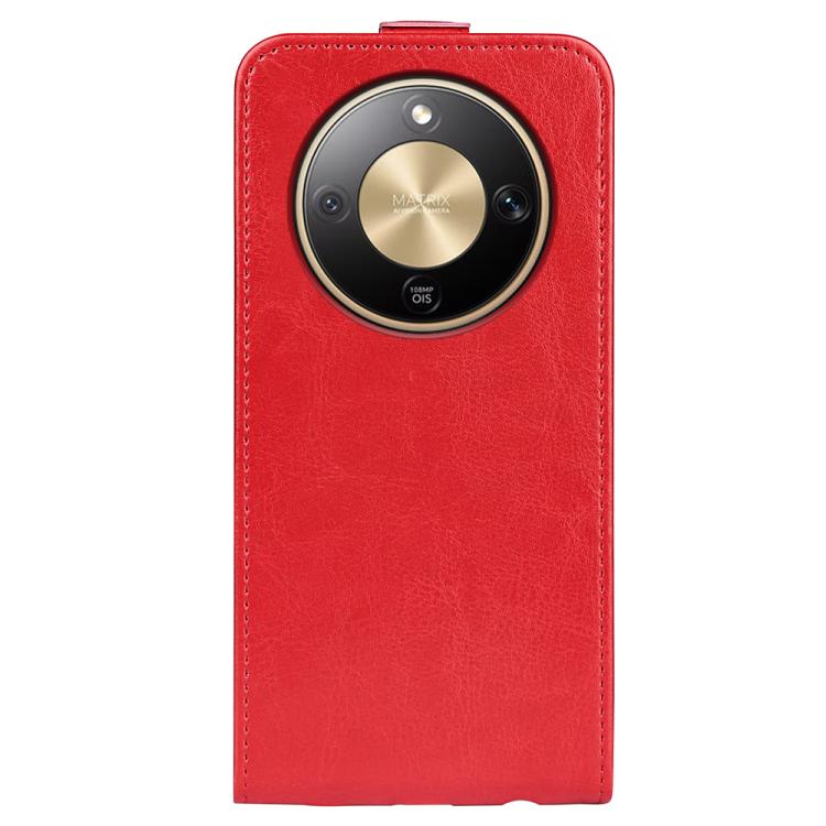 For Honor X9d 5G R64 Texture Single Vertical Flip Leather Phone Case