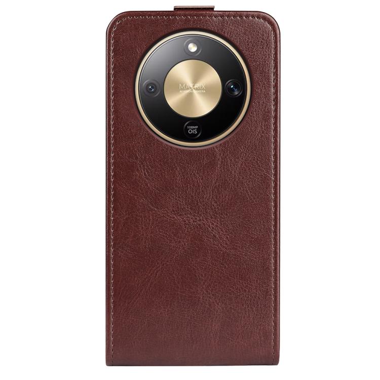For Honor X9d 5G R64 Texture Single Vertical Flip Leather Phone Case