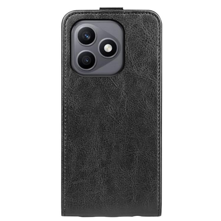 For Honor X8d 4G R64 Texture Single Vertical Flip Leather Phone Case