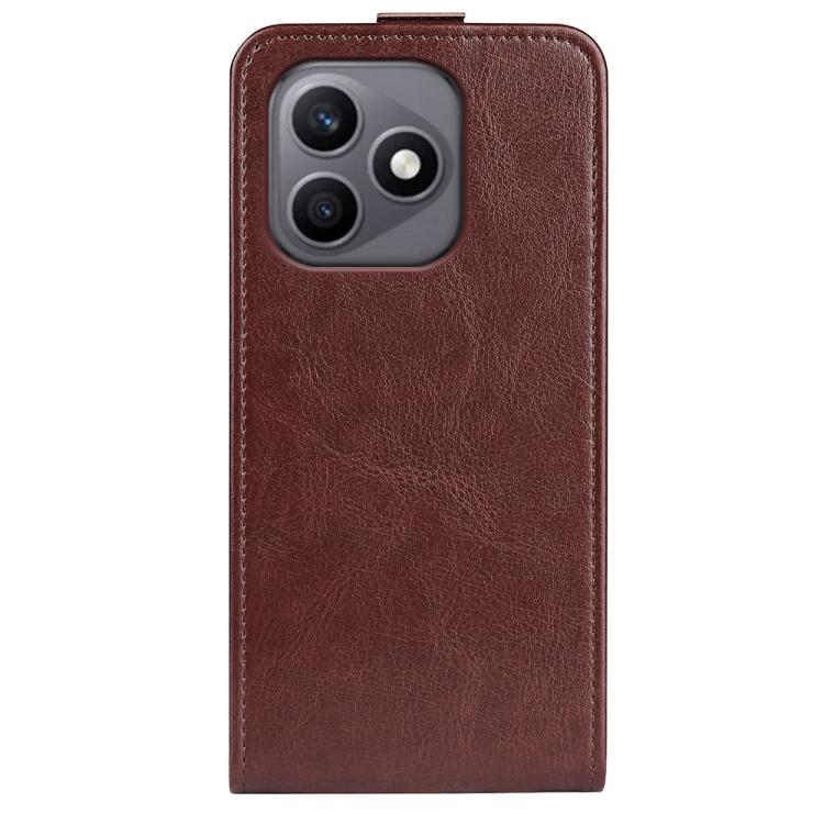 For Honor X8d 4G R64 Texture Single Vertical Flip Leather Phone Case