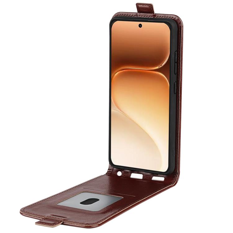 For Honor 600 / 600 Pro Global R64 Texture Single Vertical Flip Leather Phone Case