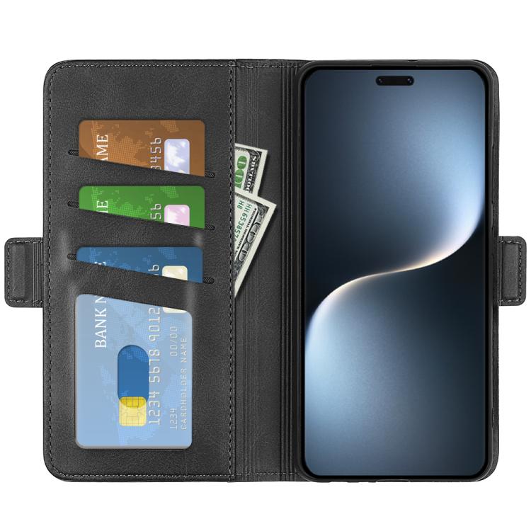 For Honor Magic7 Pro Dual-side Magnetic Buckle Horizontal Flip Leather Phone Case