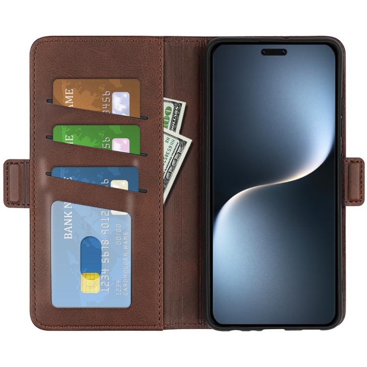 For Honor Magic7 Pro Dual-side Magnetic Buckle Horizontal Flip Leather Phone Case