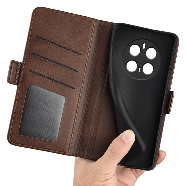 For Honor Magic7 Pro Dual-side Magnetic Buckle Horizontal Flip Leather Phone Case