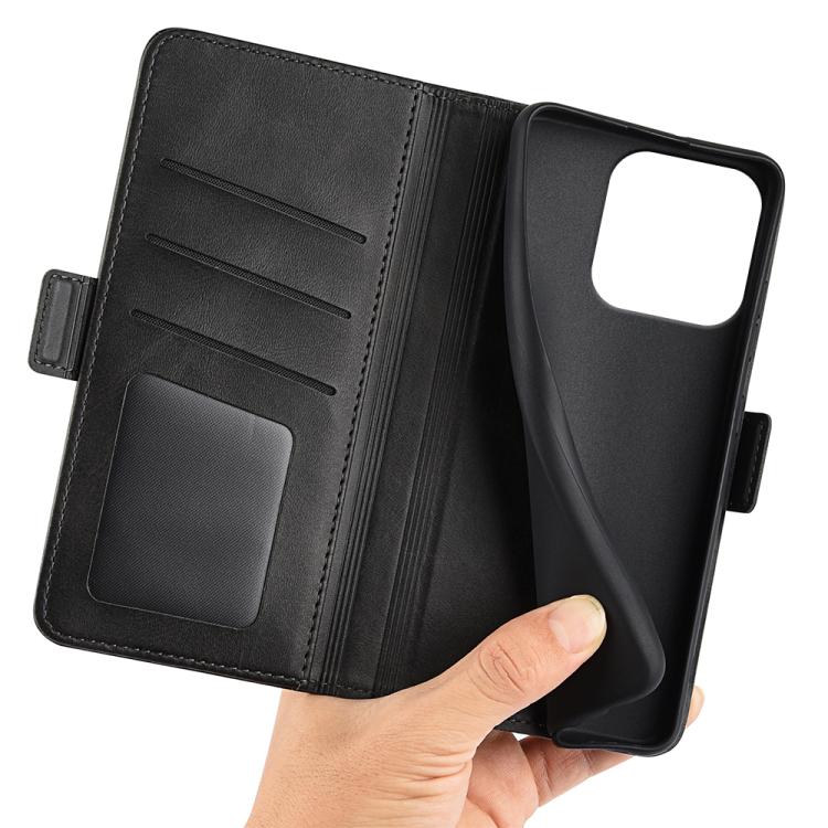 For Honor X6b Dual-side Magnetic Buckle Horizontal Flip Leather Phone Case