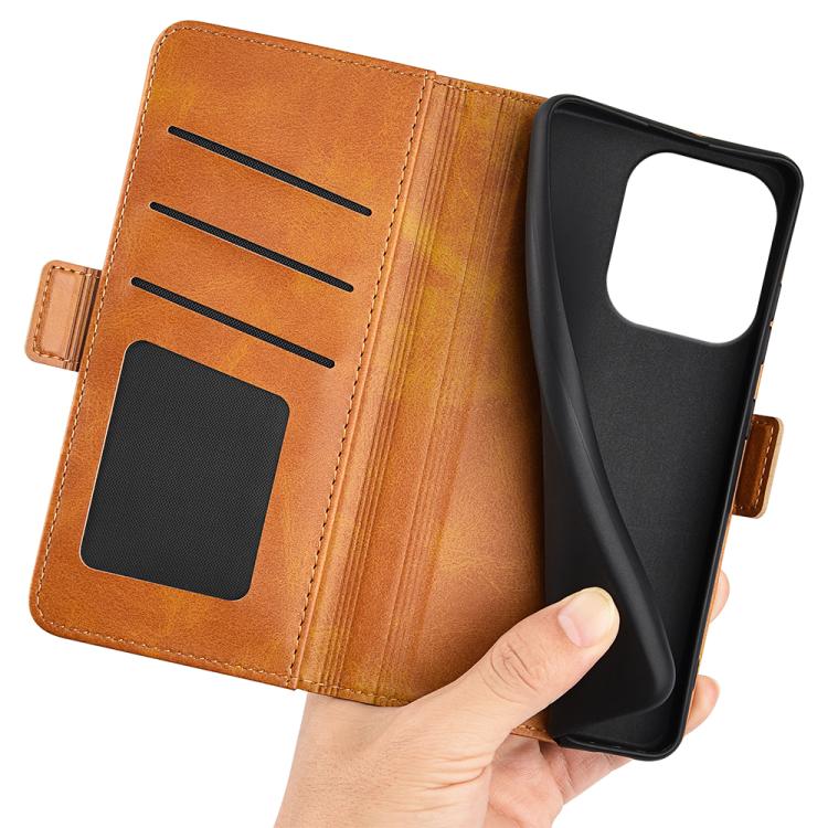 For Honor 400 Lite Global Dual-side Magnetic Buckle Horizontal Flip Leather Phone Case