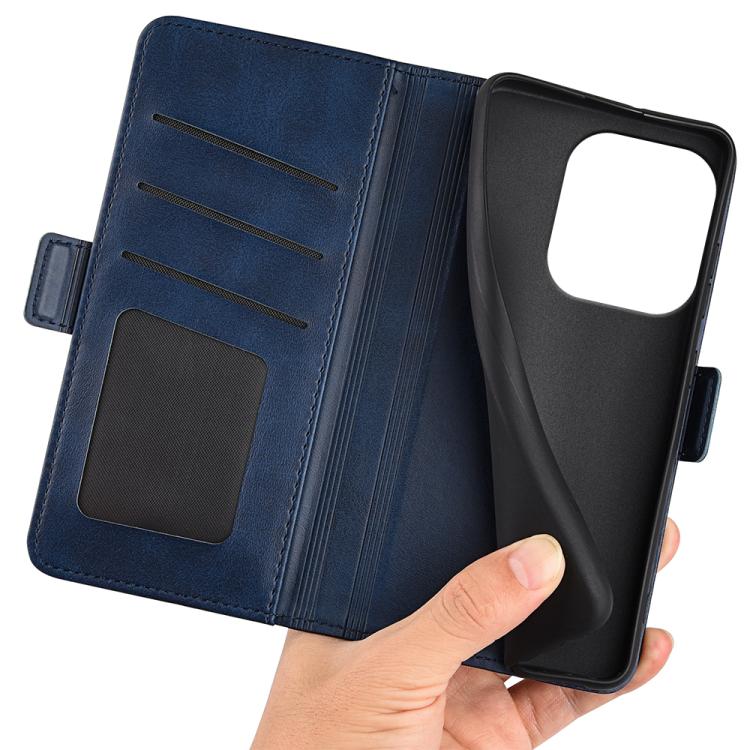 For Honor 400 Lite Global Dual-side Magnetic Buckle Horizontal Flip Leather Phone Case