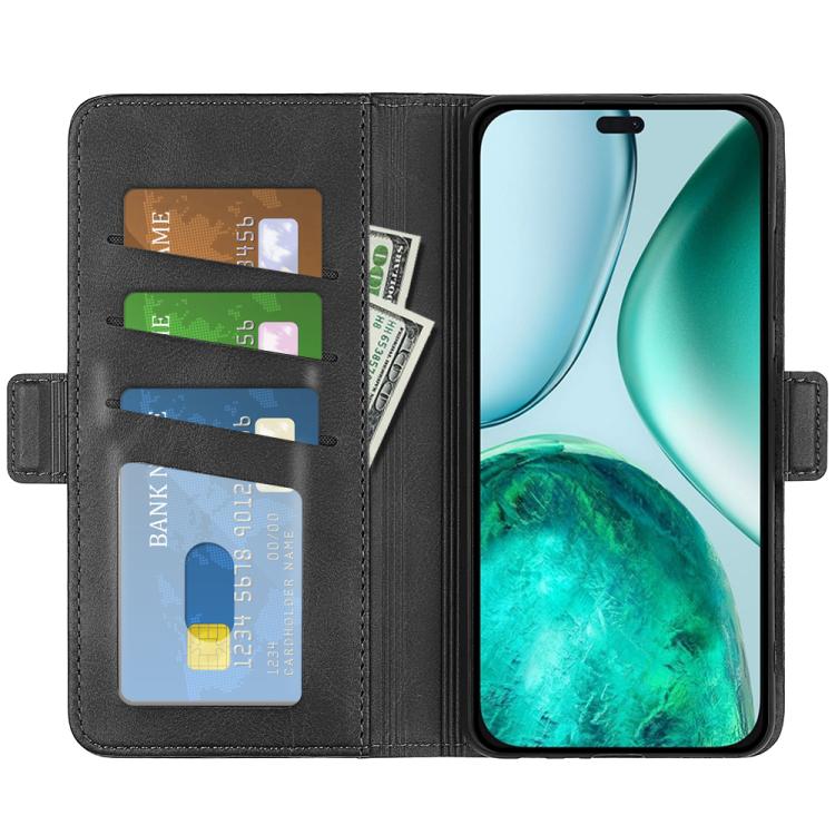 For Honor X8c 4G Dual-side Magnetic Buckle Horizontal Flip Leather Phone Case