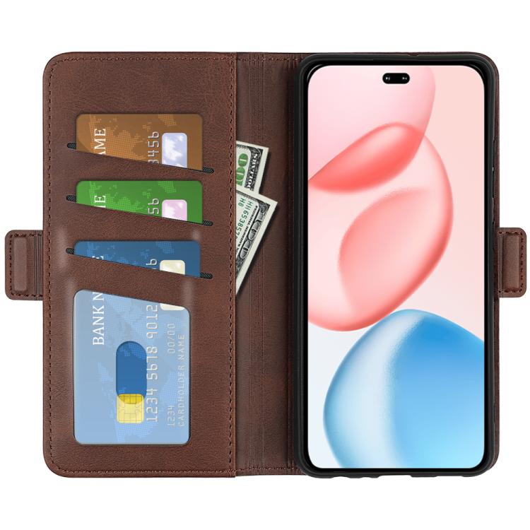 For Honor 400 Pro Global 160.8mm Dual-side Magnetic Buckle Horizontal Flip Leather Phone Case