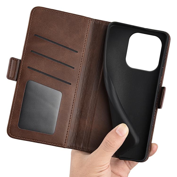 For Honor X6c Dual-side Magnetic Buckle Horizontal Flip Leather Phone Case