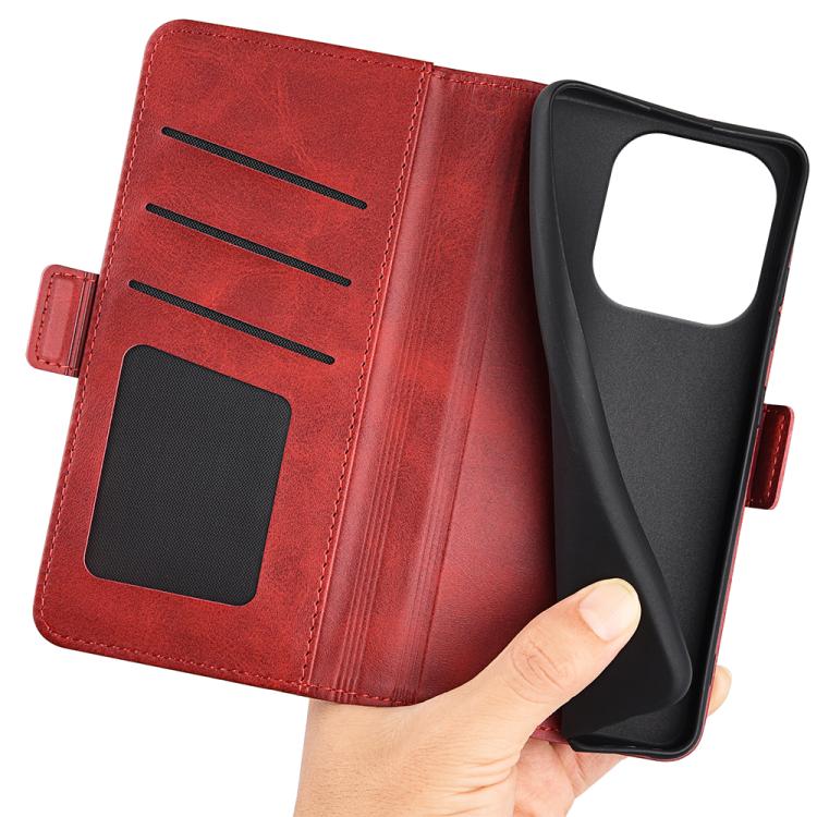 For Honor X6c Dual-side Magnetic Buckle Horizontal Flip Leather Phone Case