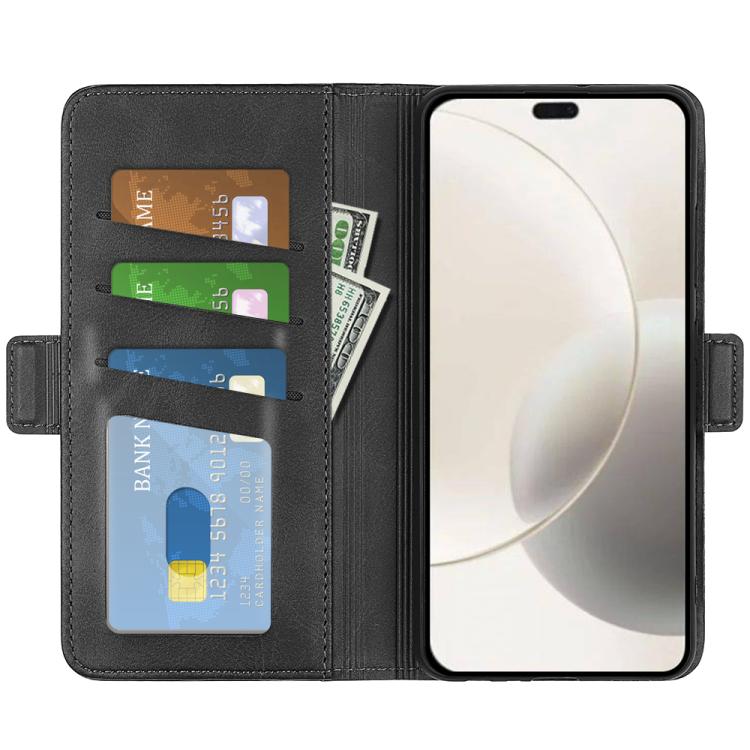 For Honor 400 Smart 5G Dual-side Magnetic Buckle Horizontal Flip Leather Phone Case