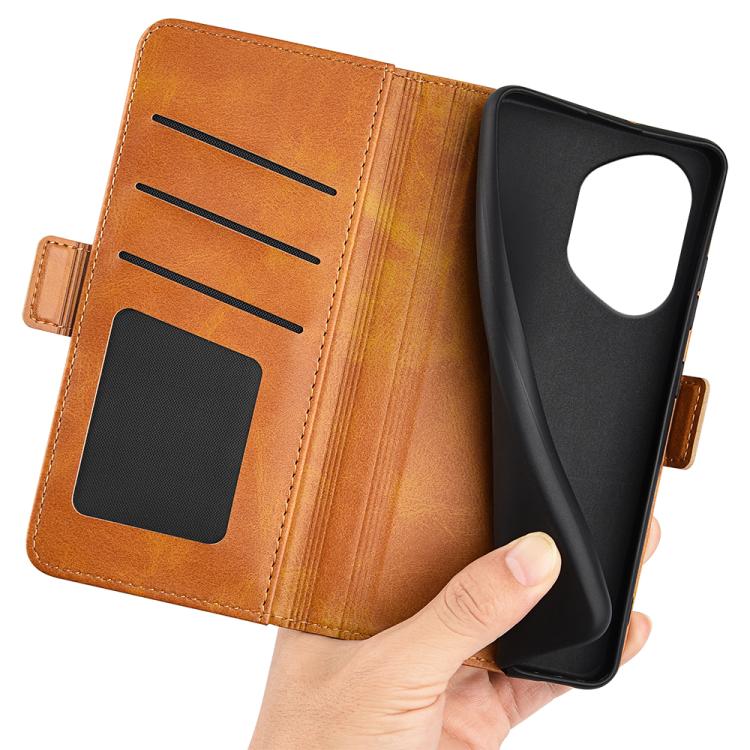 For Honor 400 Global 156.5mm Dual-side Magnetic Buckle Horizontal Flip Leather Phone Case