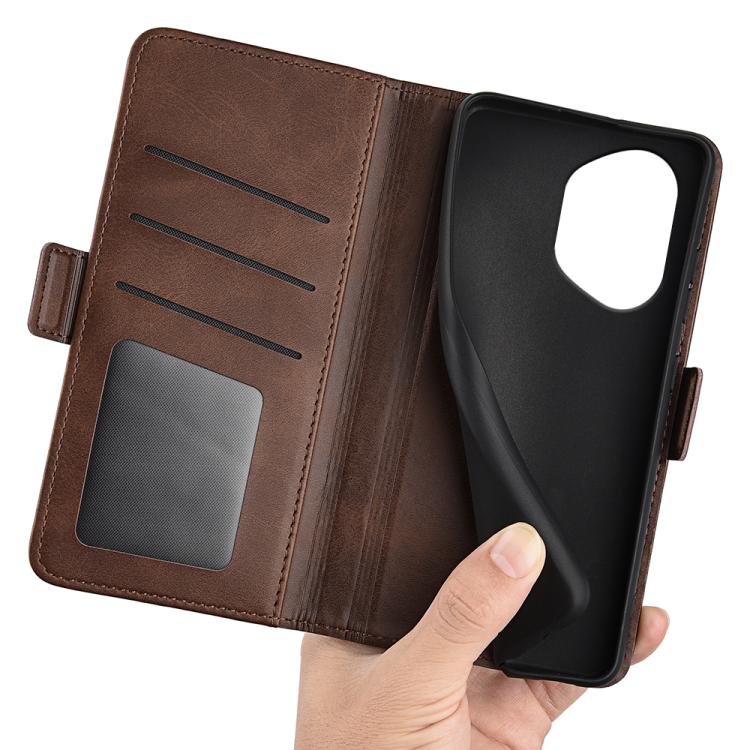 For Honor 400 Global 156.5mm Dual-side Magnetic Buckle Horizontal Flip Leather Phone Case