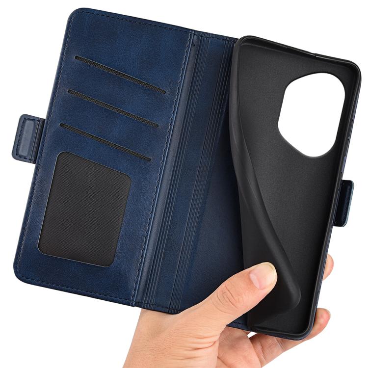 For Honor 400 Global 156.5mm Dual-side Magnetic Buckle Horizontal Flip Leather Phone Case