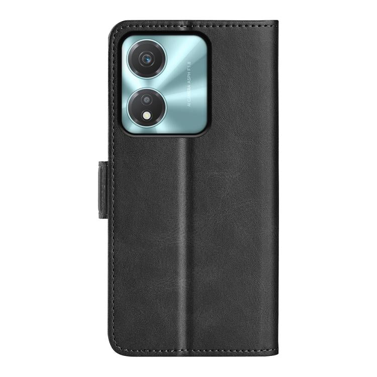 For Honor X5c Plus Dual-side Magnetic Buckle Horizontal Flip Leather Phone Case
